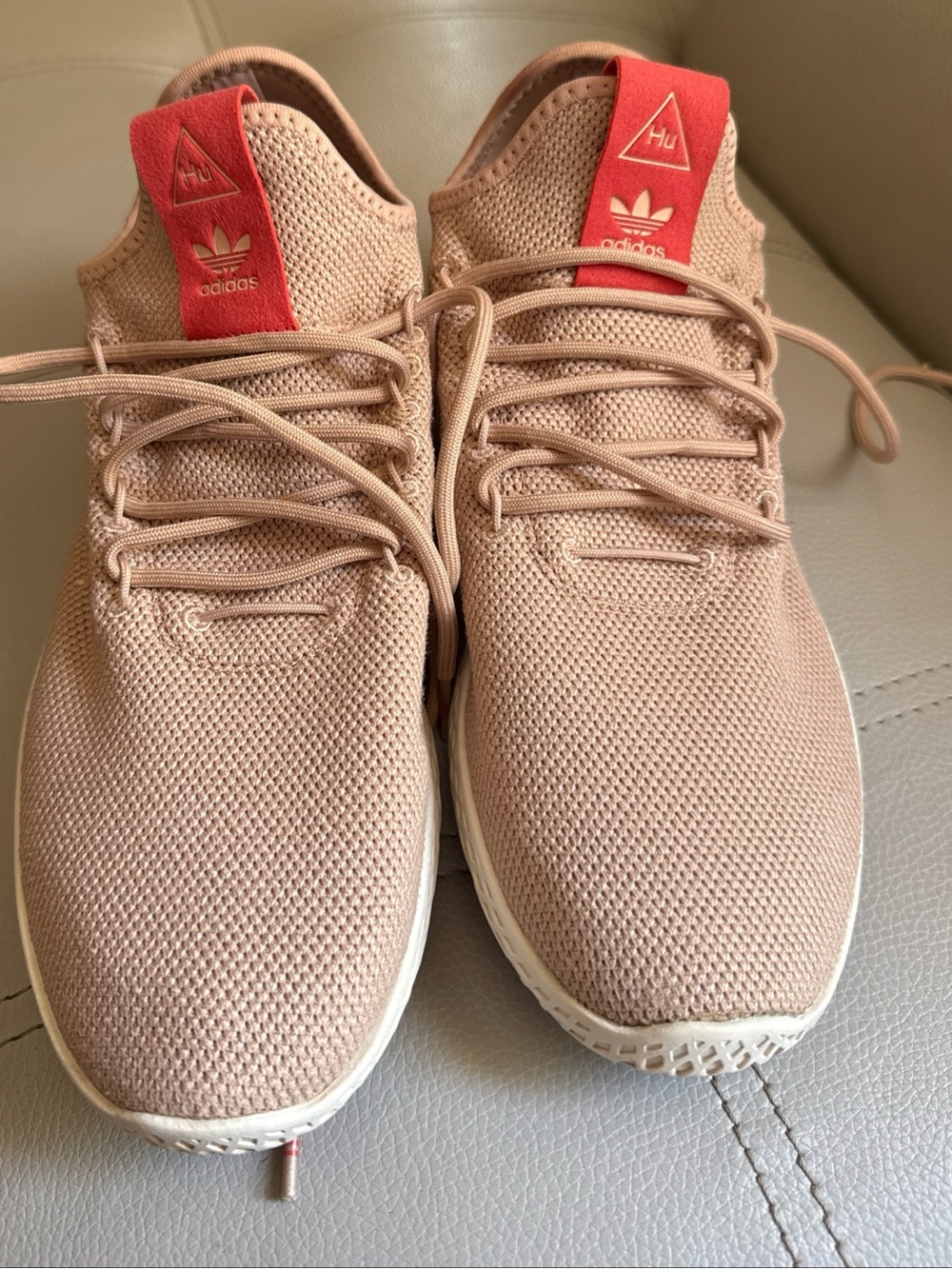 Adidas Pharrell Williams Tennis Hu Ash Pink Rose Sneakers DB2564 Womens 10.5